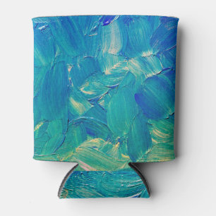 Rafraîchisseur Pour Canette Peinture à l'huile : Brush Strokes été.