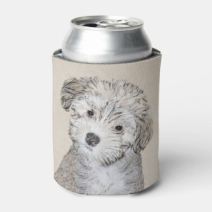 Rafraîchisseur Pour Canette Peinture de Chien Havanais - Cute Original Chien A