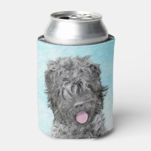Rafraîchisseur Pour Canette Peinture de Terrier russe noir - Chien original mi