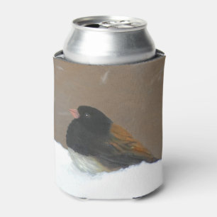 Rafraîchisseur Pour Canette Peinture Junco foncée - Art original pour oiseaux