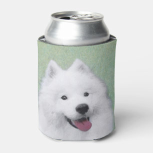 Rafraîchisseur Pour Canette Peinture Samoyed - Cute Original Chien Art