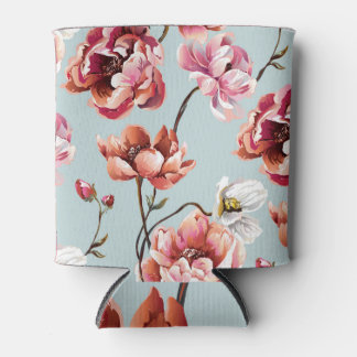 Rafraîchisseur Pour Canette Peony Bouquet : Arrière - plan floral brillant