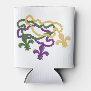 Rafraîchisseur Pour Canette Perles Mardi Gras