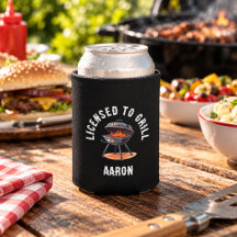 Permis de Griller Papa BBQ Réunion de Famille Fête