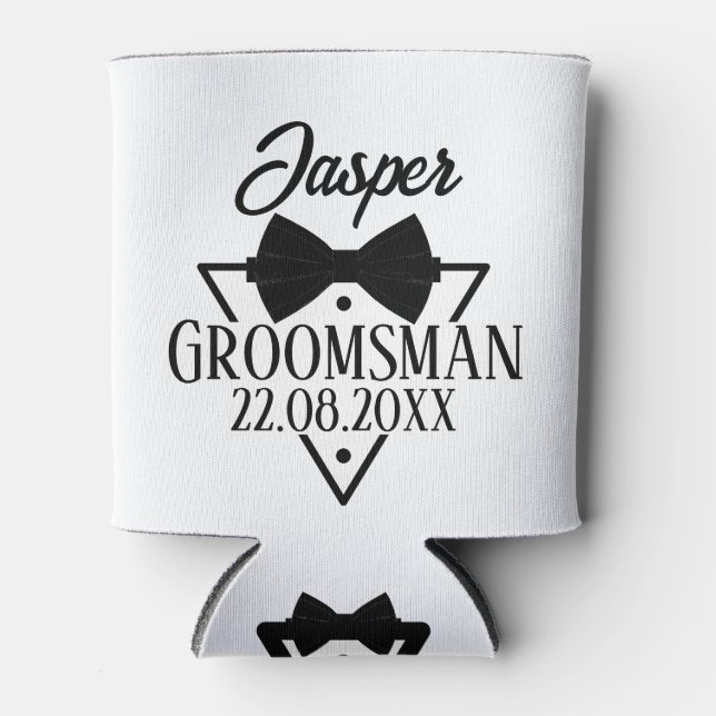 Rafraîchisseur Pour Canette Personalized Groomsman (Devant)