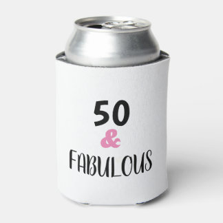 Rafraîchisseur Pour Canette Personnalisable 50 Et Fabuleux Texte Fête Annivers