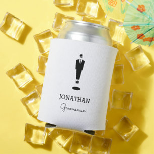 Rafraîchisseur Pour Canette Personnalisé Groomsman Gift Party personnalisé