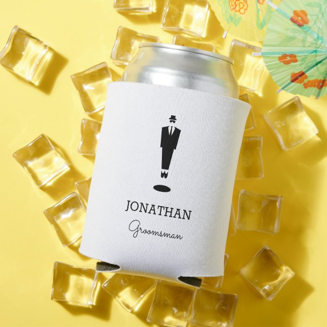 Rafraîchisseur Pour Canette Personnalisé Groomsman Gift Party personnalisé (Été in situ)