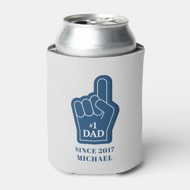 Rafraîchisseur Pour Canette Personnalisé papa Fête des pères d'anniversaire (Can devant)