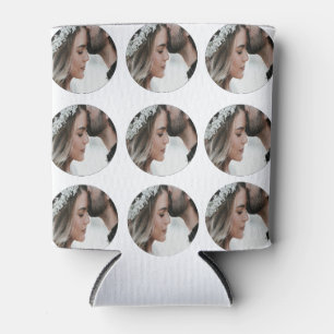 Rafraîchisseur Pour Canette personnalisé simple ajouter circulaire photo colla