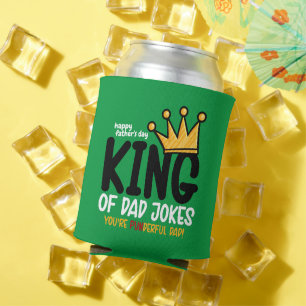 Rafraîchisseur Pour Canette Personnalisez King of Dad plaisante Water Bottle