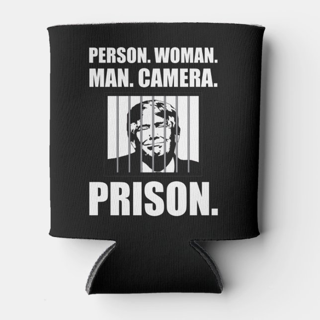 Rafraîchisseur Pour Canette Personne. Femme. Mec. Caméra. Prison. (Devant)