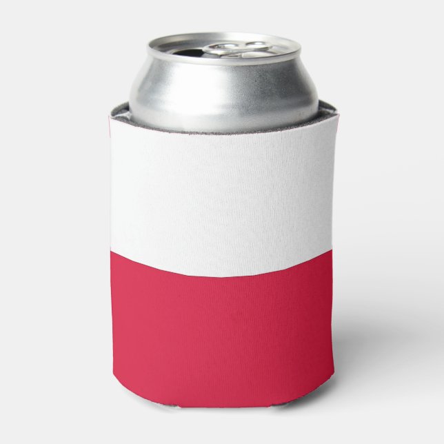 Rafraîchisseur Pour Canette Peut refroidir avec le drapeau de la Pologne (Can devant)