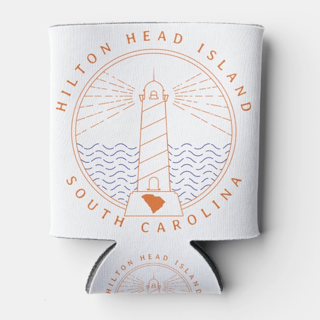 Rafraîchisseur Pour Canette Phare de Hilton Head Island (Devant)