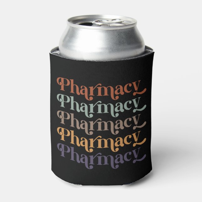 Rafraîchisseur Pour Canette Pharmacie Rétro Pharmacy Pharmacy Cadeau étudiant (Can devant)