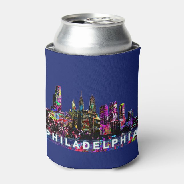 Rafraîchisseur Pour Canette Philadelphie, Pennsylvanie en graffiti (Can devant)