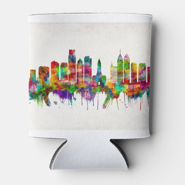 Rafraîchisseur Pour Canette Philadelphie Pennsylvanie Skyline (Devant)