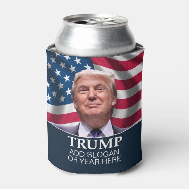 Rafraîchisseur Pour Canette Photo Donald Trump - Président 2024 (Can devant)