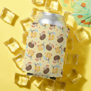 Rafraîchisseur Pour Canette Pina Colada Pineappy Chiens de noix de coco Motif