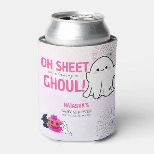 Rafraîchisseur Pour Canette Pink Ghoul Halloween Baby shower fille