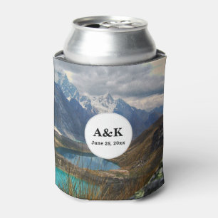 Rafraîchisseur Pour Canette Pittoresque Alpine Mountains Mariage photo