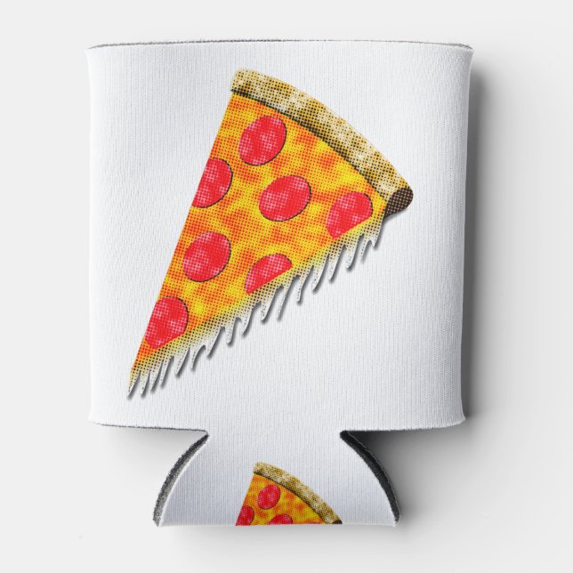 Rafraîchisseur Pour Canette Pizza Slice Vintage (Devant)