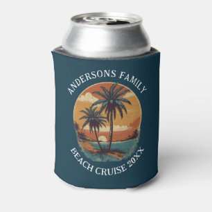 Rafraîchisseur Pour Canette Plage Vacances Tropical Palm Tree Famille Réunion