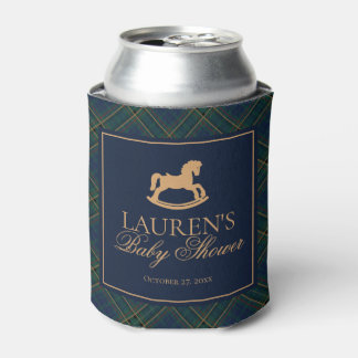 Rafraîchisseur Pour Canette Plaid Classic Rocking Horse Baby Shower Favor