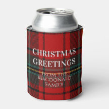 Plaid de Noël rouge et vert