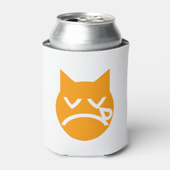 Rafraîchisseur Pour Canette Pleurer le chat Emoji (Can devant)