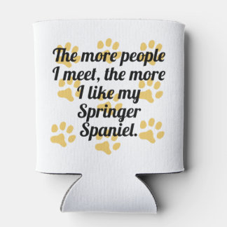 Rafraîchisseur Pour Canette Plus J'Aime Mon Springer Spaniel