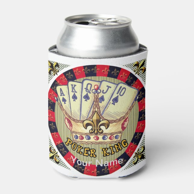 Rafraîchisseur Pour Canette Poker King Can Cooler (Can devant)