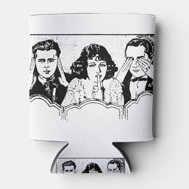 Rafraîchisseur Pour Canette Polyamory Rétro - Débit - Spooning - Triage (Devant)