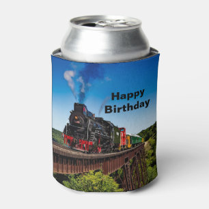 Rafraîchisseur Pour Canette Pont ferroviaire vintage Photo Anniversaire