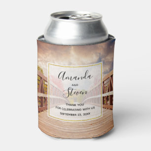 Rafraîchisseur Pour Canette Pont rustique en bois dans le Mariage campagnard