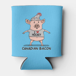 Rafraîchisseur Pour Canette Porc drôle et mignon de lard canadien