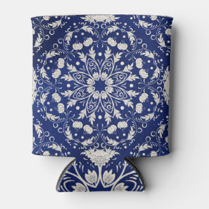 Rafraîchisseur Pour Canette Porcelaine chinoise : Aquarelle bleue Florale