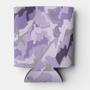 Rafraîchisseur Pour Canette porte-cannette en mousse de camouflage violet