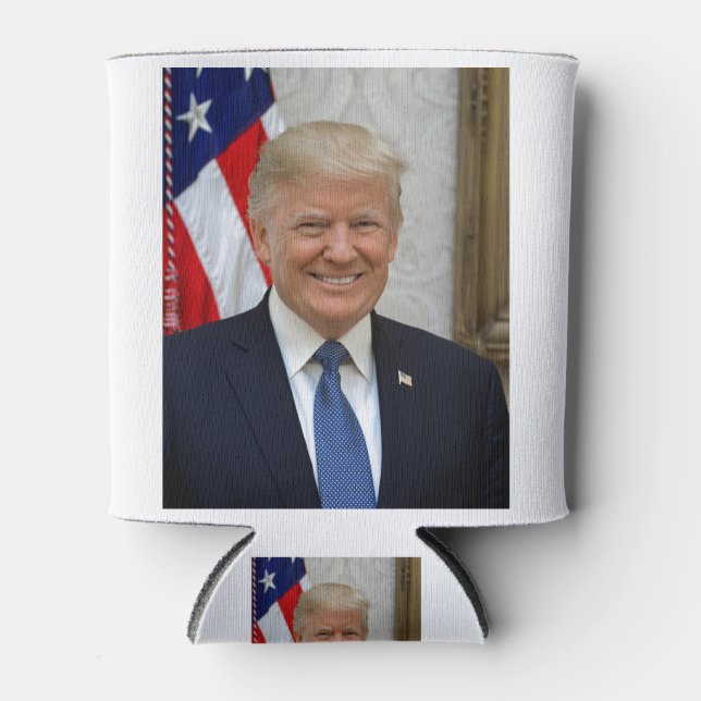 Rafraîchisseur Pour Canette Portrait officiel de Donald Trump (Devant)