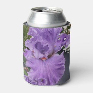Rafraîchisseur Pour Canette Poster Iris Irises Fleur violette Florale Lavande