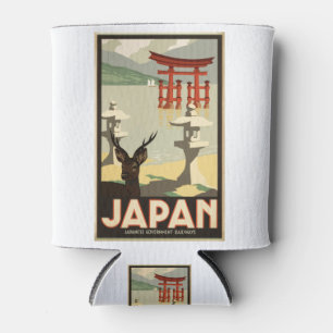 Rafraîchisseur Pour Canette Poster-Poster-Poster-Japon Cerf vintage