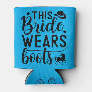 Rafraîchisseur Pour Canette Pour la mariée campagnarde - bottes et tout