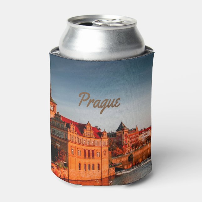 Rafraîchisseur Pour Canette Prague Capitale de la République tchèque (Can devant)