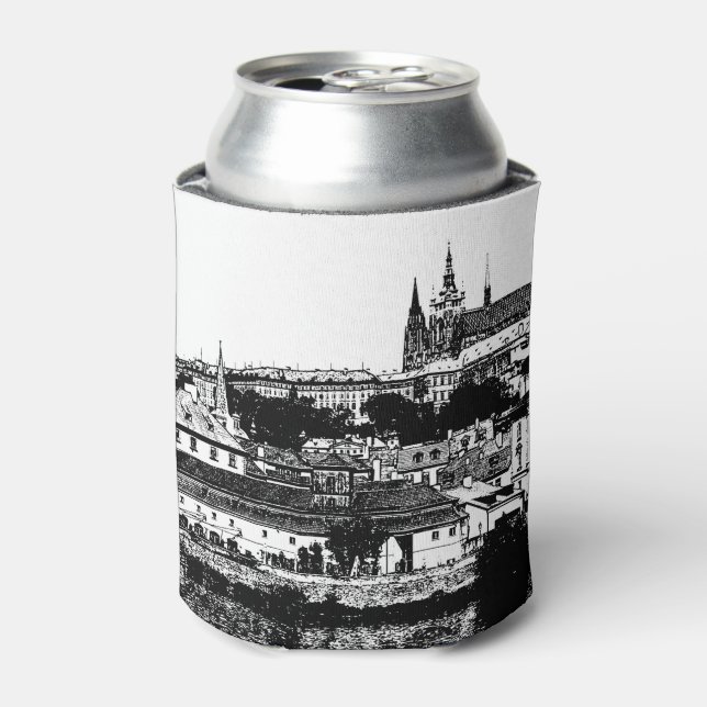 Rafraîchisseur Pour Canette Prague, Ville historique, Château - Art tchèque (Can devant)