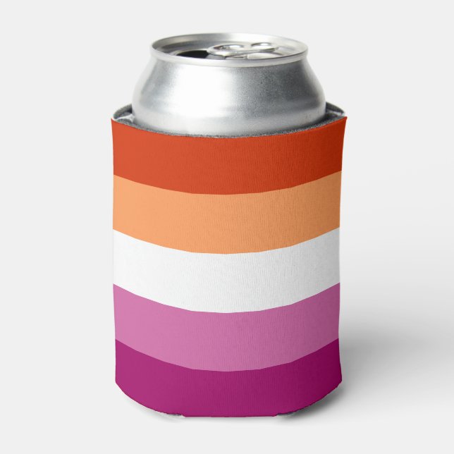 Rafraîchisseur Pour Canette Pride lesbienne (Can devant)