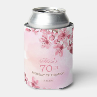 Rafraîchisseur Pour Canette Printemps Sakura Cherry Blossom Crème rose Anniver