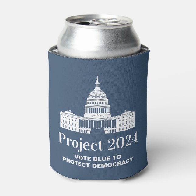Rafraîchisseur Pour Canette Projet 2024 Vote pour la démocratie (Can devant)