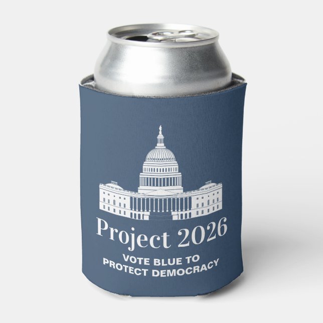 Rafraîchisseur Pour Canette Projet 2026 Vote pour la démocratie (Can devant)