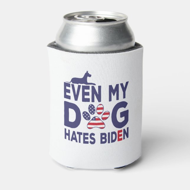 Rafraîchisseur Pour Canette Propriétaire de chien anti Biden - Même mon chien  (Can Dos)