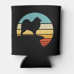 Rafraîchisseur Pour Canette Propriétaire Keeshond Retro Vintage 60s les années